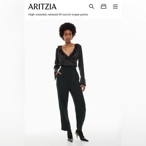 Aritzia Wilfred Black Trousers